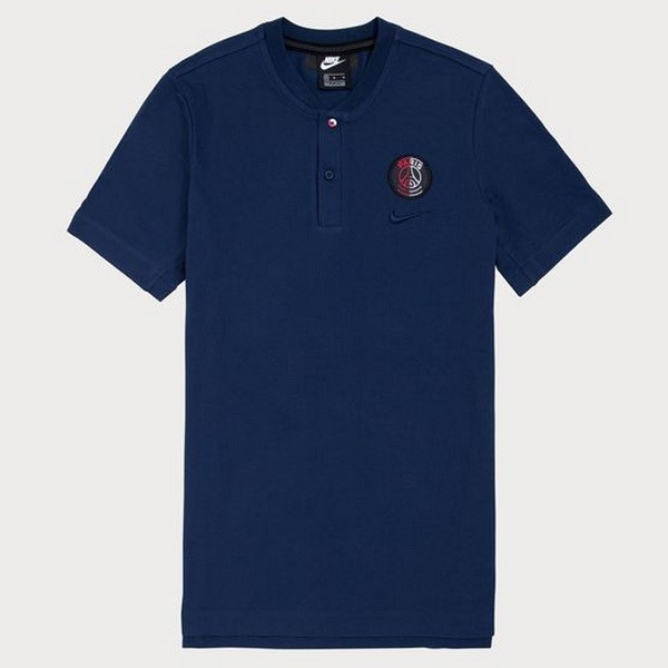 Polo Paris Saint Germain 2019-20 Blau Marine Fussballtrikots Günstig